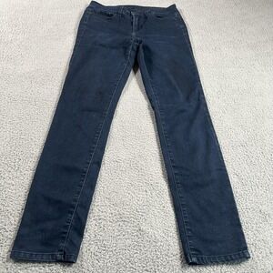 Calvin Klein Jeans Jeans Womens 10 Dark Blue Wash Ultimate Skinny Denim 5 Pocket